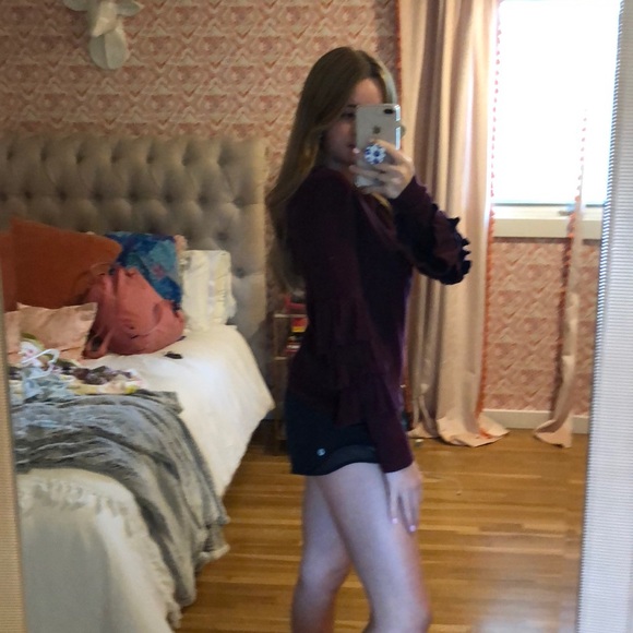 Nordstrom Maroon sweater - Picture 2 of 2